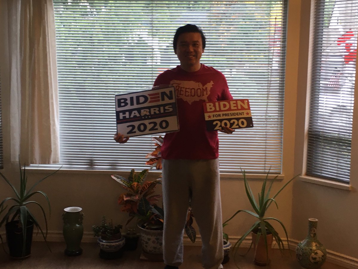 Simon2002Lau's tweet photo. USA is back. Congratulations and god bless the President @JoeBiden , VP @KamalaHarris and The Great United States of America. Worth staying up the past few nights and watching the votes trickle in. Canada is proud!! https://t.co/bHKfyEUhgx