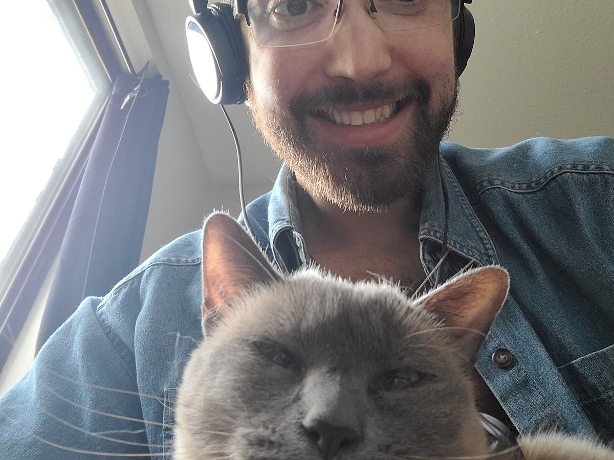 Comprehensive exam studying with this cutie Athena! We're both learning a lot about metabolic rate in Fishes, although I don't know how much is sticking for her... #Caturday