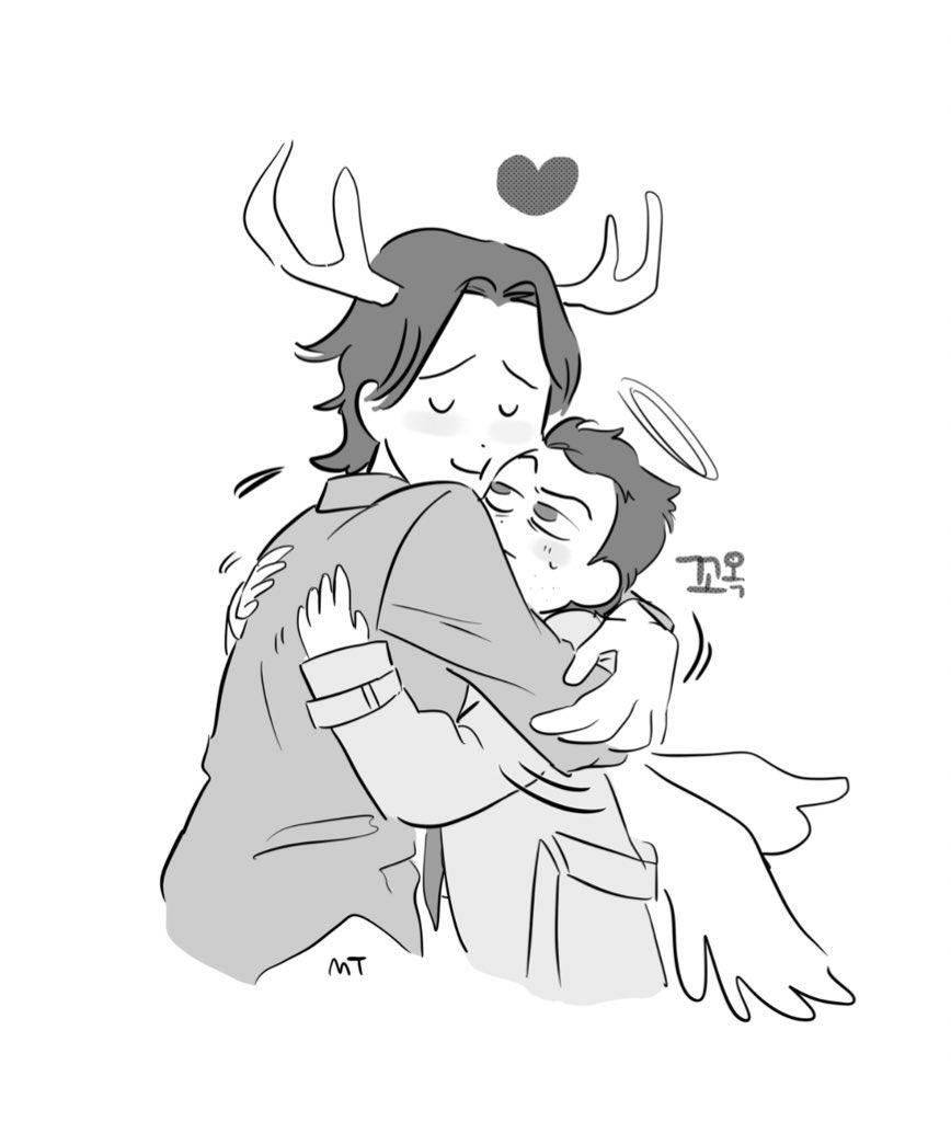 무스에게 포옹을 배우는 천사
#sastiel #samstiel 