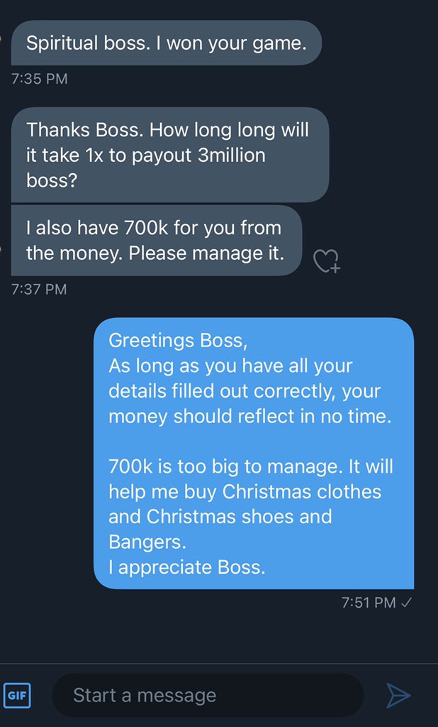 _spiriituaL's tweet image. Will be adding extra 100k for the giveaway. 

@chi0fficial @viwels kindly assist in helping me pick 10 people each and DM me their details. 

Will credit you all by Monday. 

Congrats to all winners again and thanks to you all that came through with appreciation for the street.