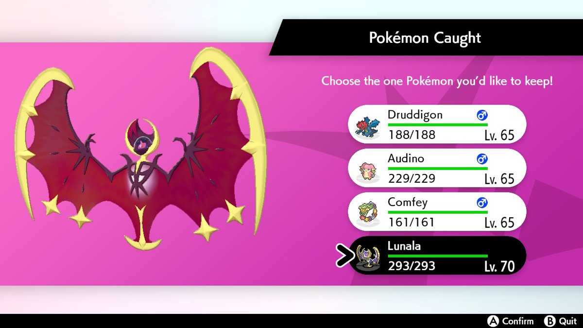 P_Cruzer's tweet photo. Shiny Lunala! #PokemonSwordShield #NintendoSwitch https://t.co/KTU0SHaqfE