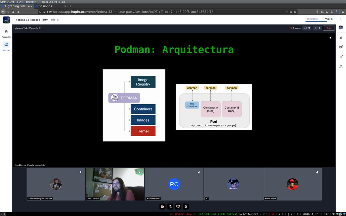fedoramexico's tweet photo. #ReleaseParty33 #F33
" #Podam permite ejecutar contenedores como usuario y sin permiso root"
by @imcsk8
https://t.co/m4ByVnx1ah
Con apoyo de @fedora @fedoracommunity @imcsk8 @arsandtech @Rolman @dark_axl #FedoraMx
#Mexico #Linux #Fedora https://t.co/5uvV3i6r2P