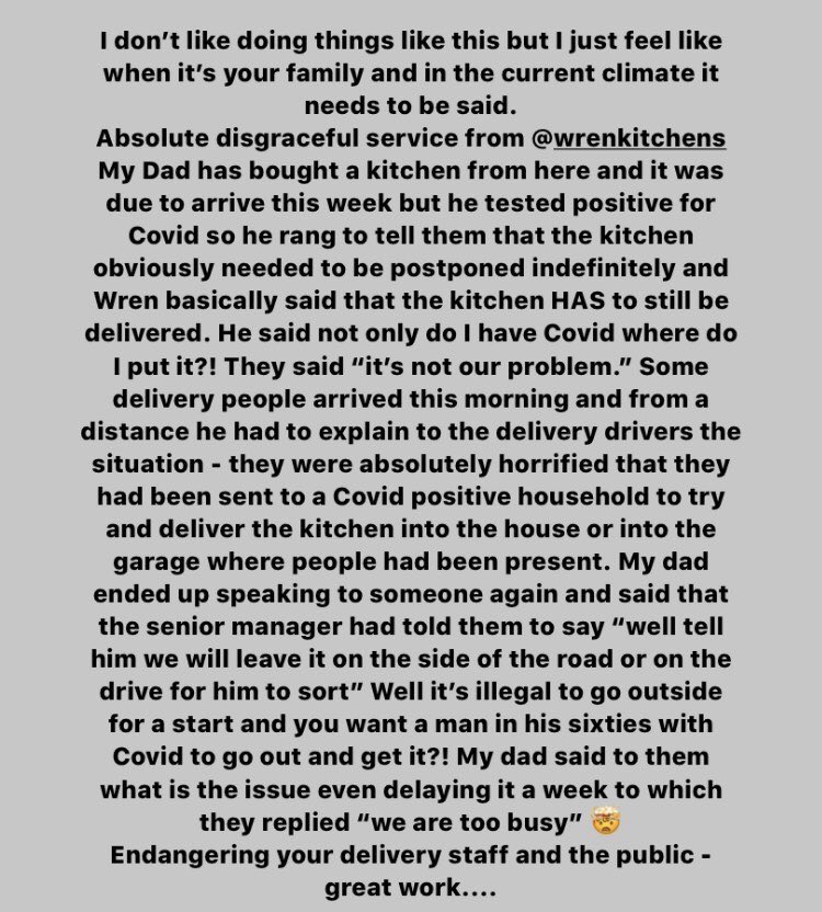 Lucy_LUFC's tweet photo. They’ve picked the wrong day to mess with myself and my Dad so I’m just going to leave it on every social media platform....😊
@WrenKitchens https://t.co/rOQhCiMr1X