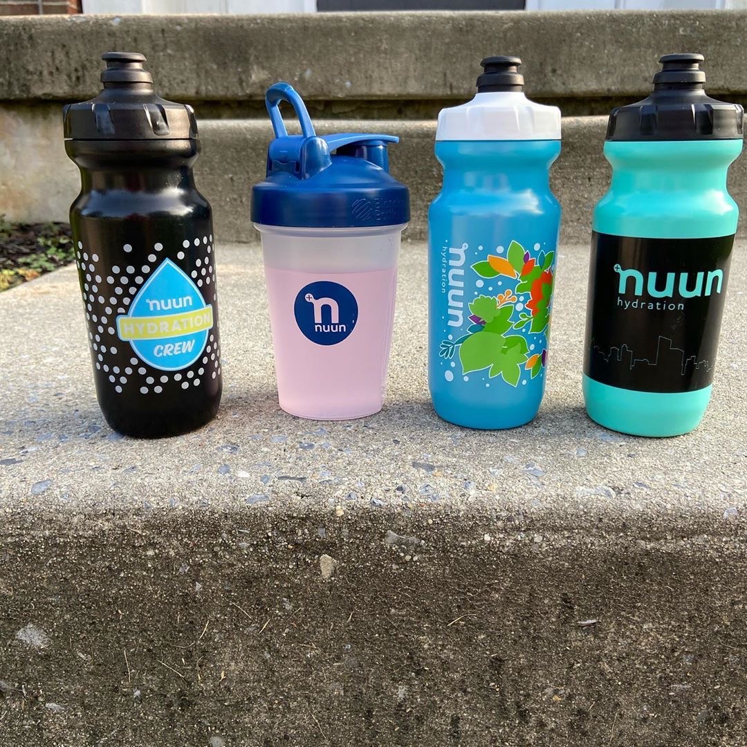 nuunhydration's tweet photo. Does anyone else have a full line up of Nuun water bottles? 👀 
📷  @crazy_concert_mom https://t.co/qybwdvcxNa