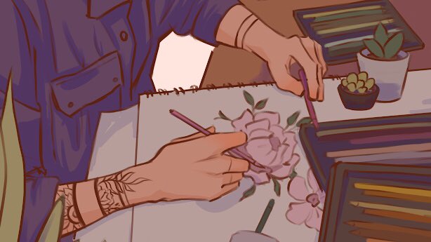 amandasmurfee's tweet photo. Reaching new heights in my self-projection: Shinsou is now an artist 🎨🌿

#shinsouhitoshi #bnha https://t.co/0fmRaBMeuN