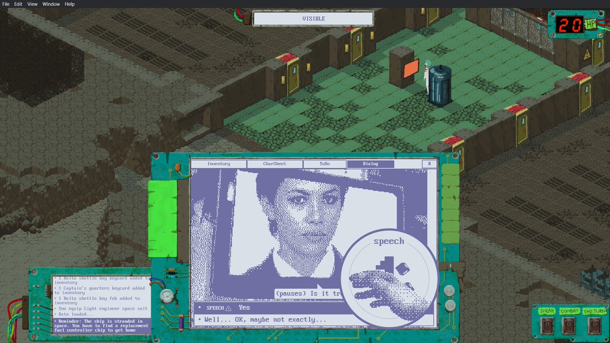 pahrislv's tweet photo. The lo-fi NPC portraits are big part of SW's visual identity. And recently I've started to use also AI created faces using https://t.co/arV1iFBofB.

#screenshotsaturday #indiedev

They, in turn, decided that this is cool and added SW to their official use cases (see the link)! 😎 https://t.co/uewsmh0uVe