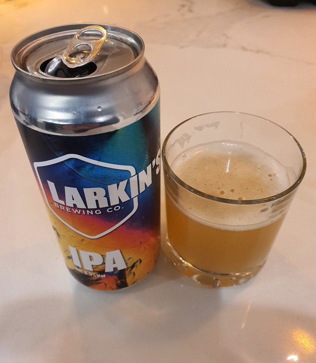 A wonderful @larkins_brewing beer from Kilcoole, Co Wicklow to celebrate. Awesome!