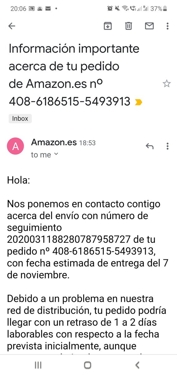 MKTGerman_Page's tweet photo. Todo el día esperando para recibir un correo una hora antes del límite de envío. Por qué no utilizáis SMS? #Inútil #ineficiente #inaceptable  @amazon https://t.co/8quS0UJvWf