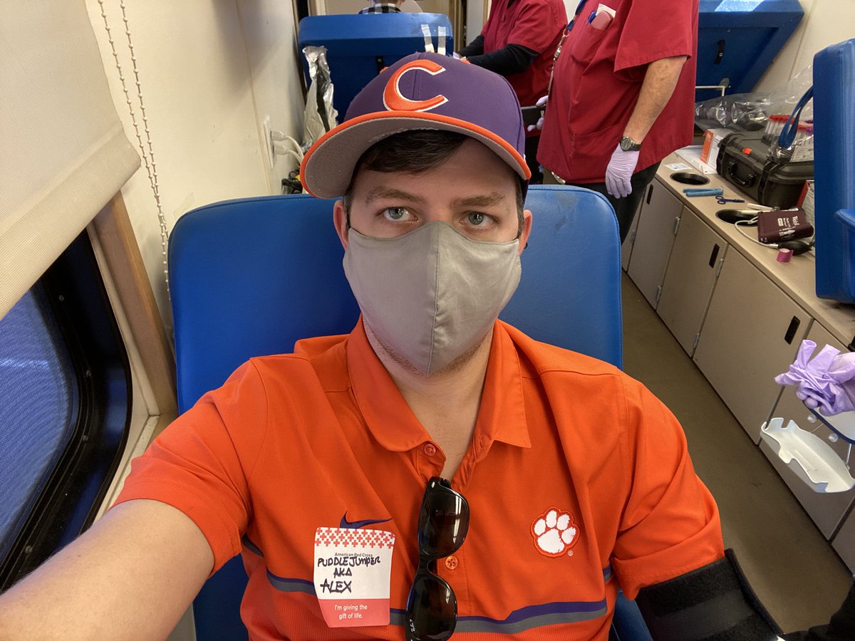 November Blood Drive for <a href="/F3Greensboro/">F3 Greensboro</a> #FreedToBleed #bloodselfie #GoTigers #BeatND