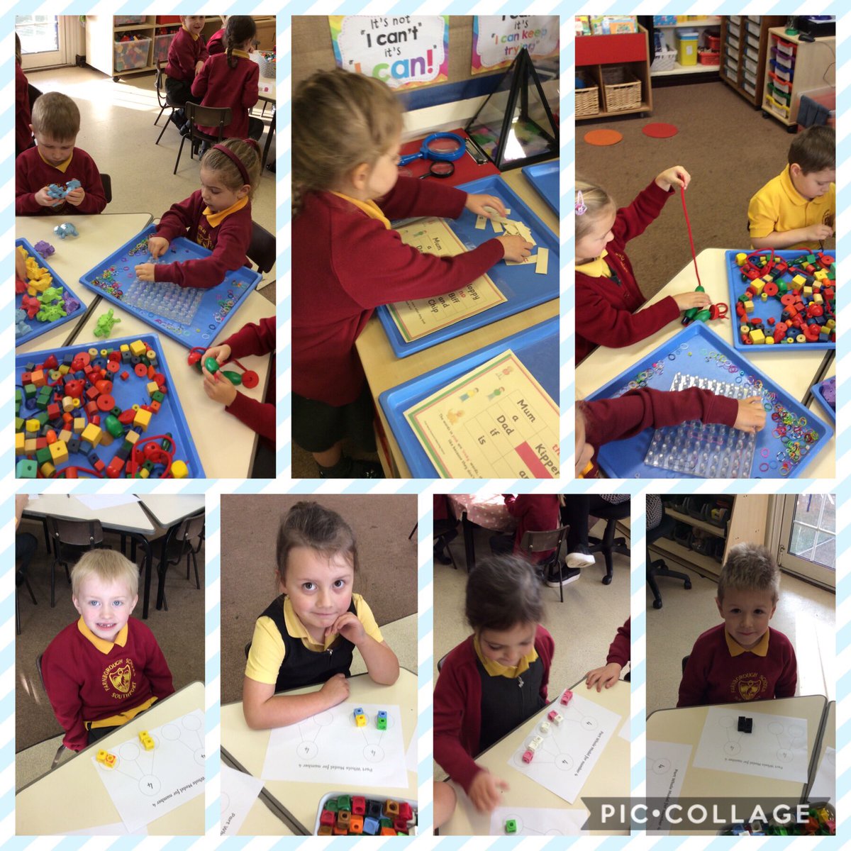 FRISroom2's tweet photo. Some of our Friday activities -funky fingers, key word games and exploring the part part whole model 😊 #FRISeyfs https://t.co/KWHVCpx0Qn