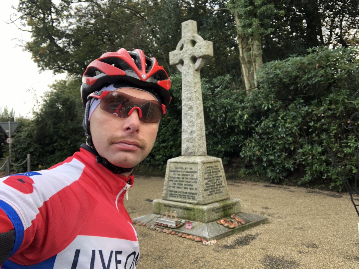 runozrun's tweet image. 108km Gran Fondo in the New Forest today with Mo. Stopping to remember and honour those that have served and sacrificed.

All in aid of two excellent causes: Prostate Cancer UK and RBL Poppy Appeal. 

@PoppyLegion @PoppyDorsetRBL @ProstateUK 
#EveryPoppyCounts #Movember