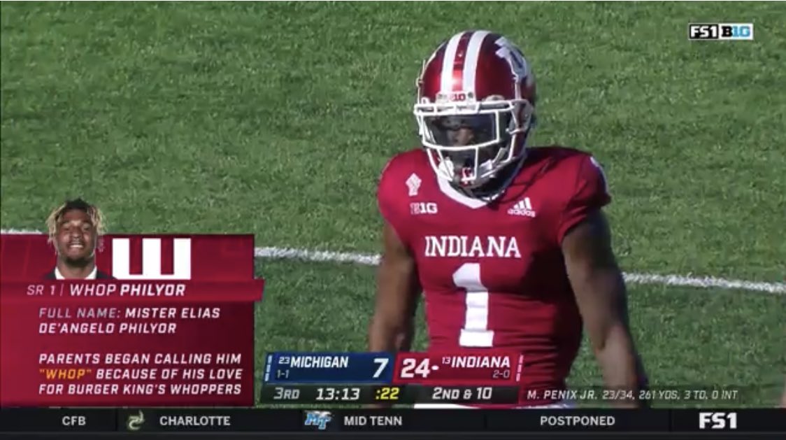 Whop Philyor. What a legend