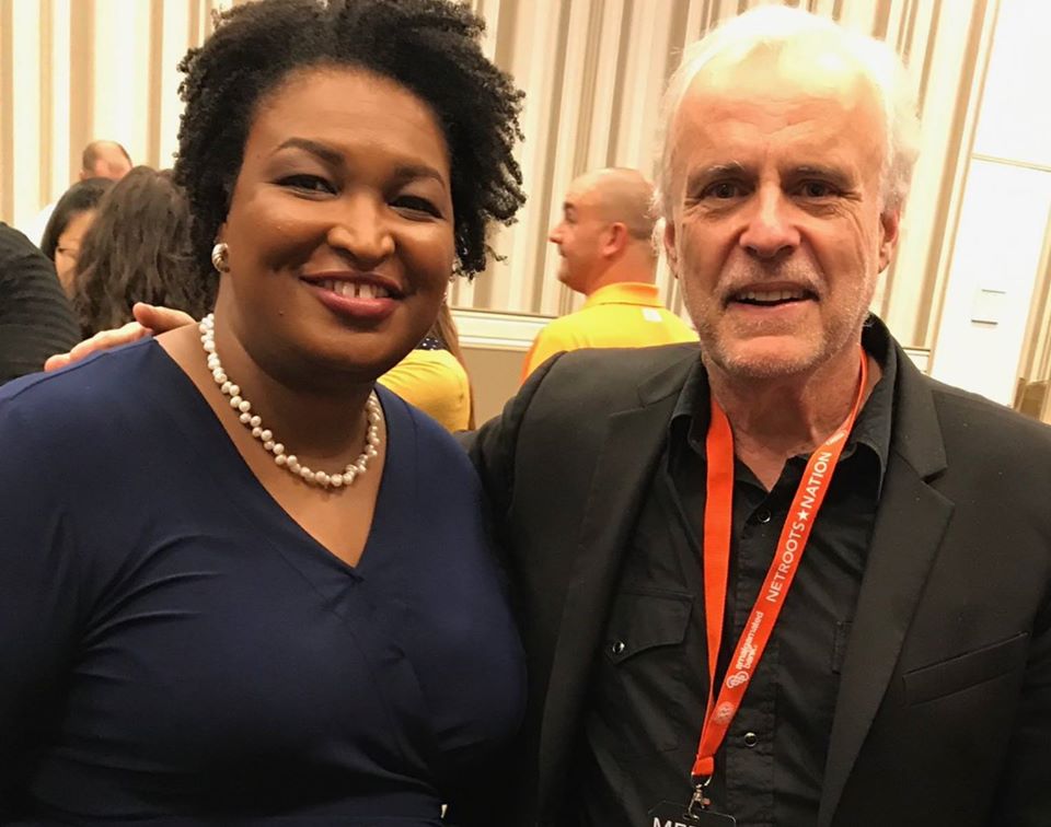 TZHRJ's tweet photo. Stacey Abrams, shown here when she appeared on The Zero Hour, is a great hero of this vote. When it comes to resolve, focus, and campaigning to win, she is without peer. 

She is a role model for others to follow. I am in awe of her electoral and organizing talents.

-- RJE https://t.co/AeaSBSFTpi
