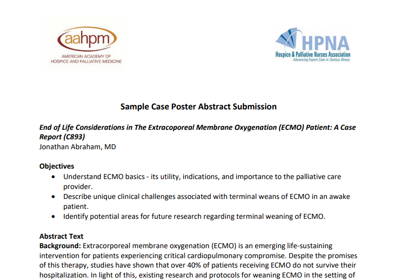 yourEMpal's tweet photo. A big day for America, but also a big day for me personally when I found I am "the sample" on how to submit a poster abstract on @AAHPM 's website. #thesample https://t.co/ANoUi6yi8i