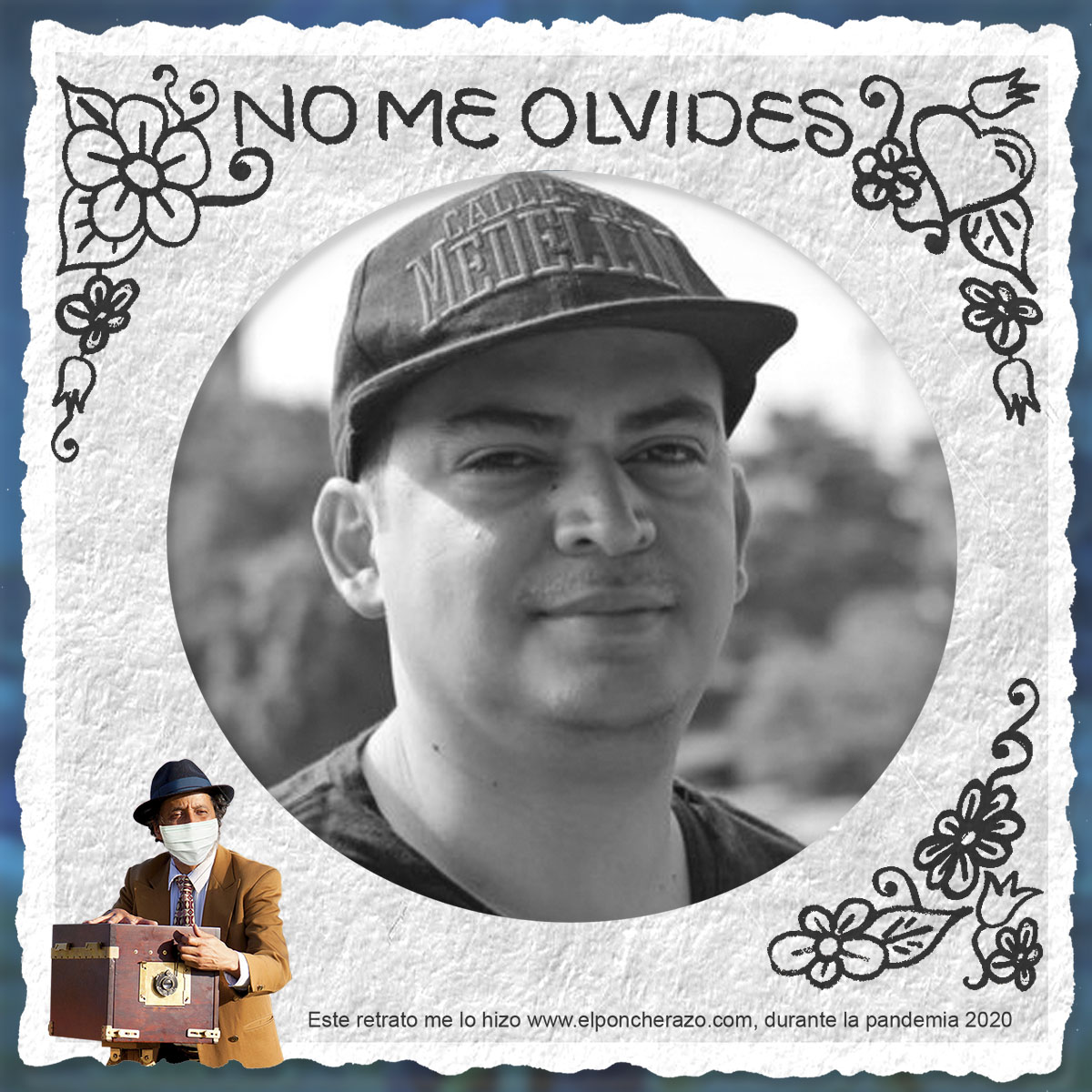 elponcherazo's tweet photo. @carlosesrojo Por acá sigo en lo digital así que pasé por tus redes para hacerte este #Poncherazovirtual, espero te guste, se lo muestres a tus amistades y cuéntales que pueden pedir uno en https://t.co/eijaZhCpPA. ¡Es fácil y gratis!
@mincultura - @PFMuseosCol - @ViztazMuseo https://t.co/PzlAk7l3Y6