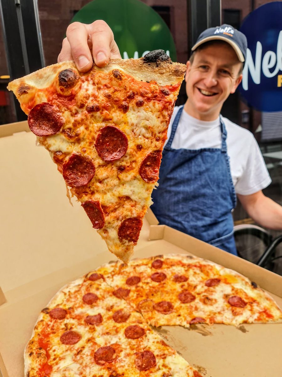 eat_mcr's tweet photo. WIN FREE PIZZA + BEER FOR A YEAR.

We’re helping @common_bar get the word about their NYC inspired Nell’s Pizza - available for delivery and collection in lockdown 🍕

All you have to do is retweet this, follow us and @common_bar to be in the draw to win. https://t.co/RB7xOS9KN6