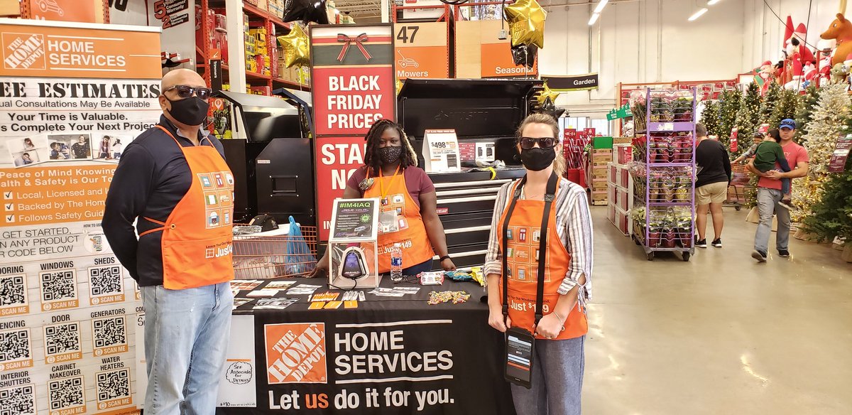 mrmims3631's tweet photo. 3631 S.I.B.'s
"Specialists In Black"!!!!
#SWAGG
@jennifer_mangan @JoeLaughmanTHD @RatliffFrench @french_ratliff @THD_HXT @SASMLT3616 @Antwain_HR3631 @CindiTHD @gloria_terri @jsh_thd @heidisHVACchallengev2020 @Run4Life26BKW 
LeTia, Patty, Kelly, Richard, Steve. Driving the event!! https://t.co/SRbFLOWbnl