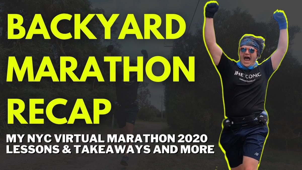 _clfurlong_'s tweet photo. With some time to reflect, I have come back with some Lessons learned from doing the NYC Virtual Marathon 2020 and in my Backyard. Here be my TCS NYC Marathon 2020 (Virtual and Backyard) Race Recap. #nycmarathon #runninglessons
https://t.co/x8cvlOBkmQ https://t.co/oMbxeVUbKy