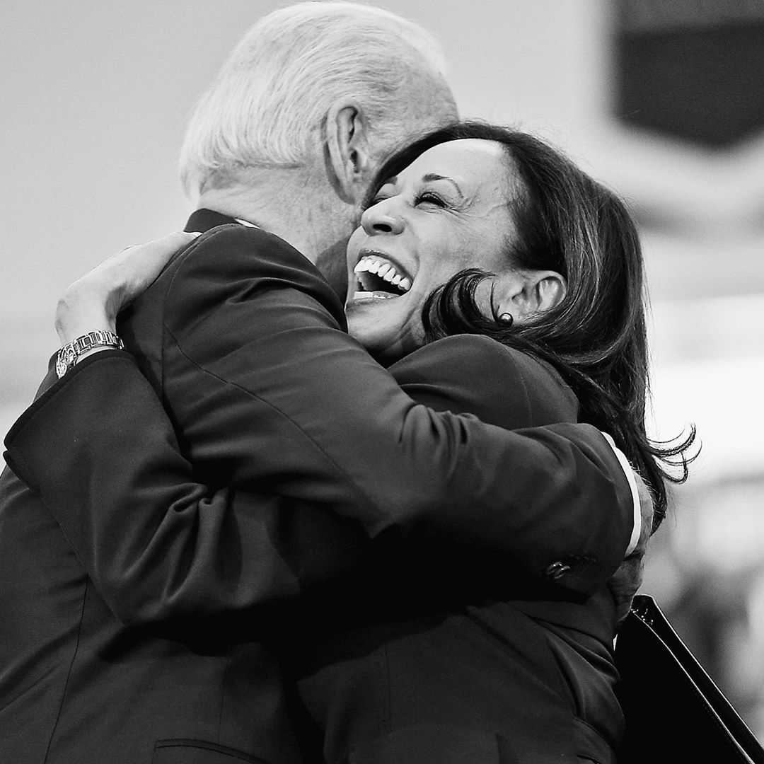 Tears of joy! <a href="/JoeBiden/">Joe Biden</a> <a href="/KamalaHarris/">Kamala Harris</a> thank you , with love from rest of the world #progress