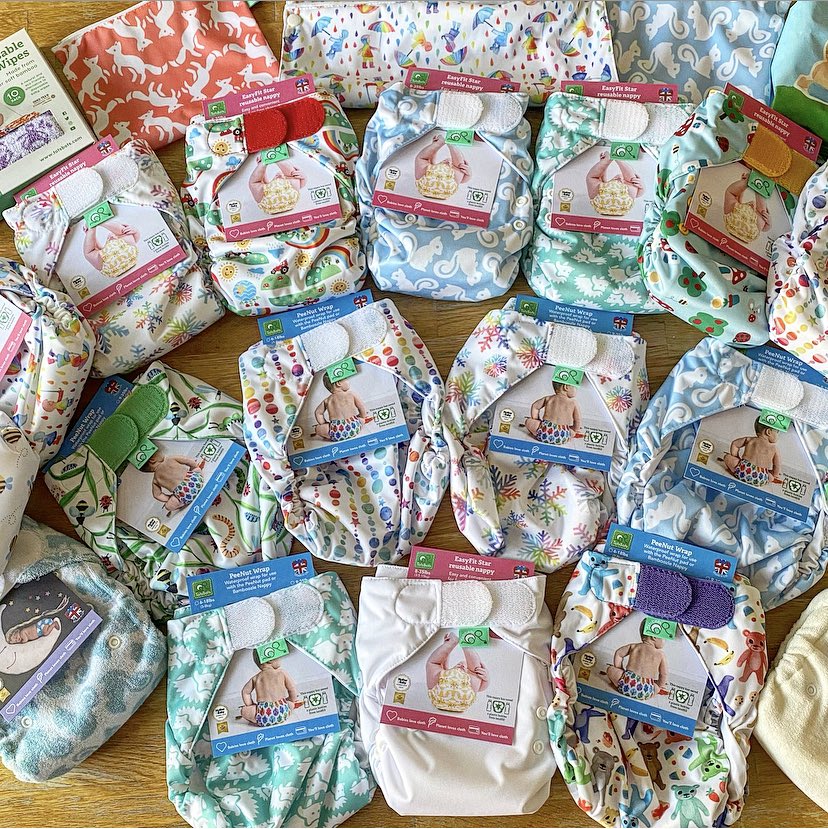 Cloth nappies now available at Caley’s Apothecary to add to our range of eco products! Here we have some of our <a href="/TotsBots/">TotsBots</a> stock! #eco #realnappies #clothbum #caleysapothecary