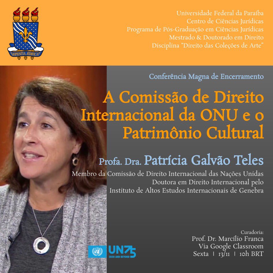 franca_marcilio's tweet photo. #⚖️e🎨 #direitodaarte #direitoearte #lawandart #dirittodellarte #droitdelart #artlaw #kunstrecht #kunstundrecht #artetdroit #dirittoearte #artsy #joinun75 #un #unitednations #unlc https://t.co/OQXYXxnAag