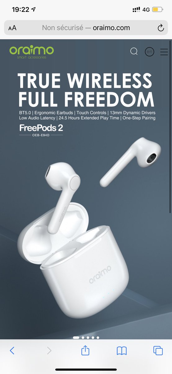 MedinaService's tweet photo. #Freepods2
Avec une longue durée en Autonomie.
25 000frnc
#Garantie 1an https://t.co/WOn6BsdgcR