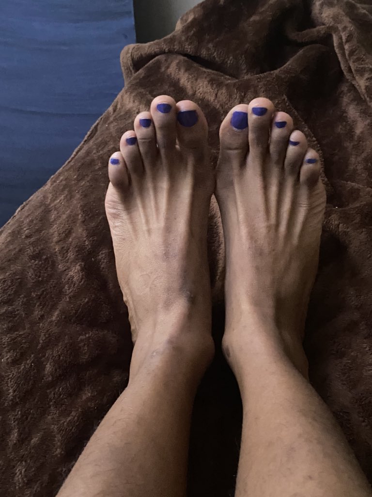 Bluuutoof's tweet photo. New color for my toesss🥰💙

I got such an amazing pedicure, who’s gonna be the lucky piggie to reimburse it? 

-All payment methods pinned-

FinD • Findom • Black Supreme Ruler of HumanATM with pretty feet

@ebonydompromos @RT4feet @RTFootSlave @Brun0Parent https://t.co/QsaCJMkOQt