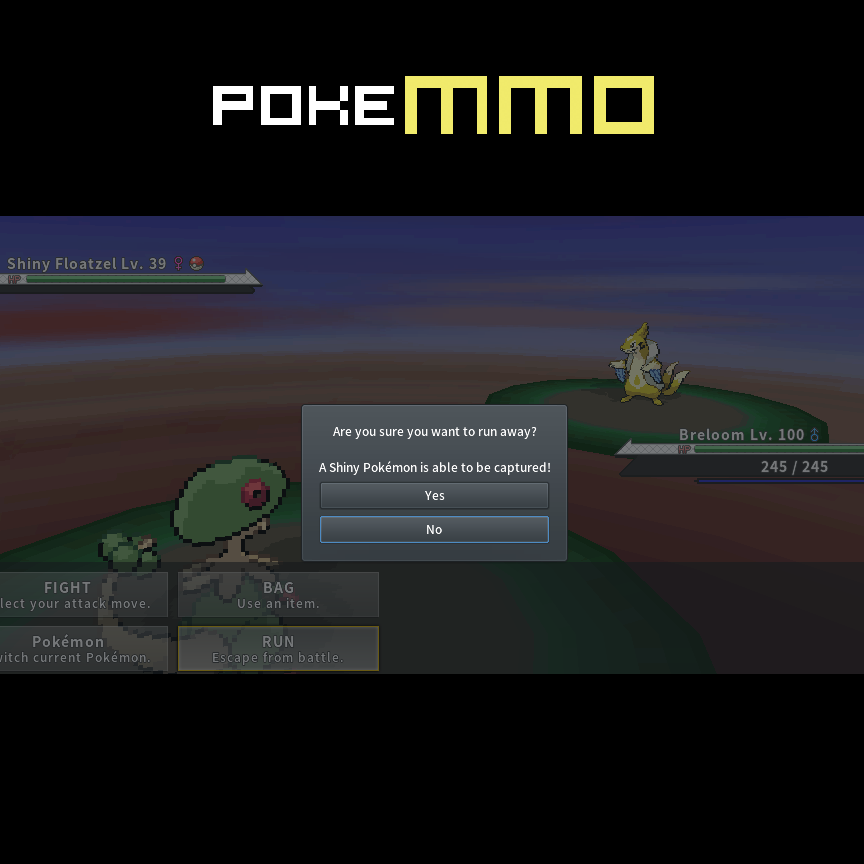 PokeMMO on Twitter: "A new feature has come to help shiny hunters and lucky  trainers! Are you sure you want to run away?? 👀 May your shiny rate be  always fair! https://t.co/KWci1ehx8y" /