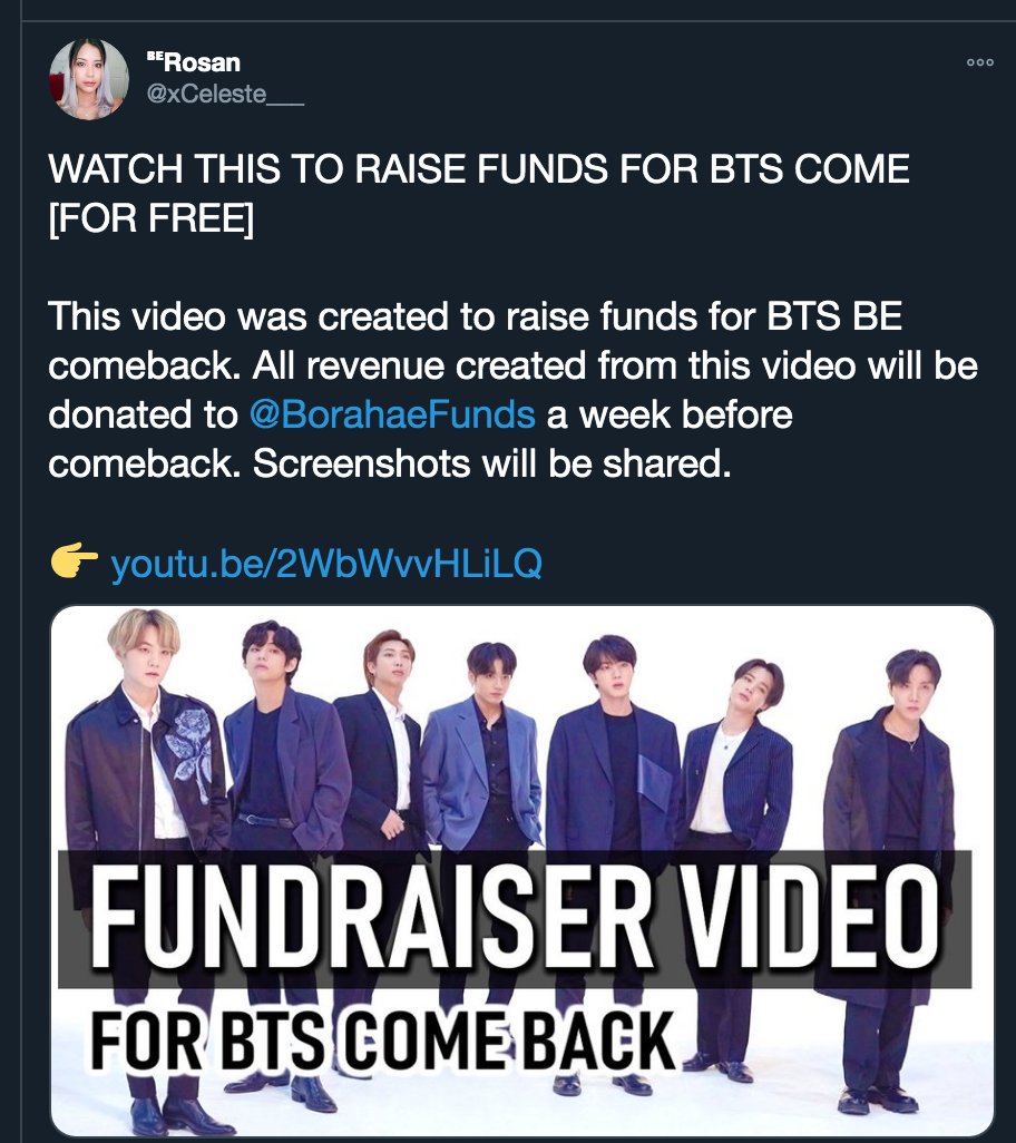 ARMYs if you want to help  @bts_twt chart on H100 and contribute to US funding then you can watch  @PlanetARMY_BTS/ @omermeroz videos while streaming dynamite! @xCeleste___ has also made a video just to raise funds!  http://youtube.com/c/PlanetARMY&nbsp;
