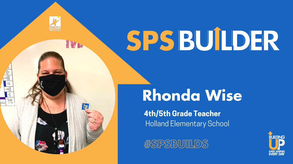 officialSPS's tweet photo. "Mrs. Wise happily took on a @Holland_SPS 4th/5th grade split class to help reduce class sizes as we return to a 4-day seated model. She has shown a willingness to go above and beyond to help out the Holland Team by taking on additional students into her classroom." #SPSBuilds https://t.co/vajk0ixZtF