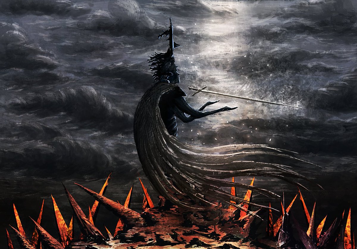 EpicLoop24's tweet photo. "A warrior's call" - original concept art by #EpicLoop #knight #warrior #fantasy #nightsky #moonlight #epic #sword https://t.co/PyxryyvdqL