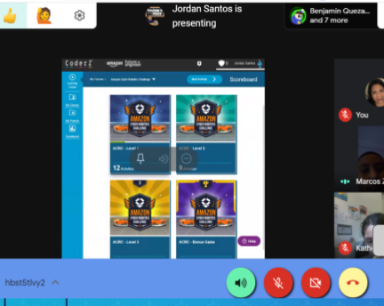 jhmoreno's tweet photo. @GalenaParkISD 15 elem campuses, 251 students, 23 coaches & a handful of parents & siblings for Virtual STEM/Robotics Club Kick-off. STEM Challenge & virtual robotics all on a Saturday morning! #TogetherWeWill virtually do anything! @GPCandI https://t.co/ttpbLCpnMv #GPISDSTEM 😊 https://t.co/YxSZV2HmZU
