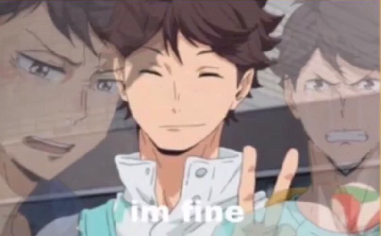 Oikawa Tooru (a sad song came up so I made y/n serious)