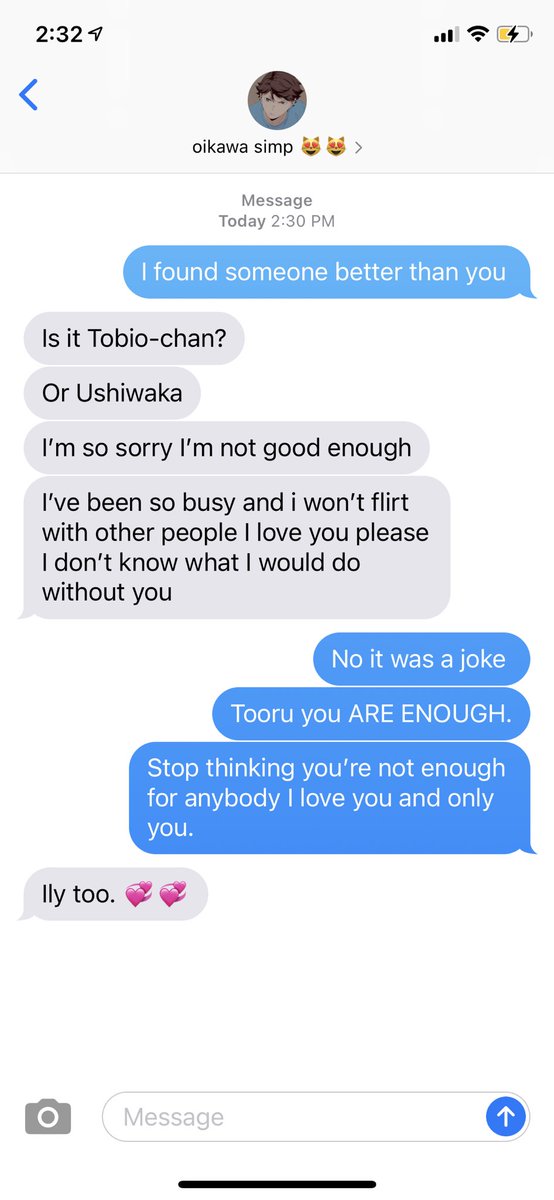 Oikawa Tooru (a sad song came up so I made y/n serious)