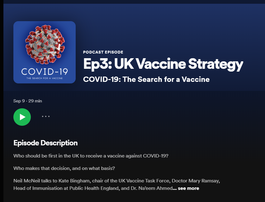 Alok Sharma, the business secretary, did not sign off the expenditure, which has cost around £500K already, with contracts running until the end of the yearInstead, it was signed off by a civil servantThe team helps with day to day comms - and a Spotify vaccine podcast 3/