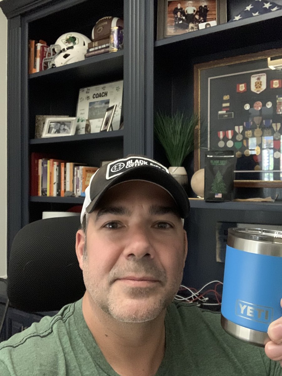corpballer's tweet photo. Enjoying some afternoon Black Rifle coffee with other fans going for the Guinness coffee video hangout record!! #BRCCWorldRecord https://t.co/5Bj9MqJcda