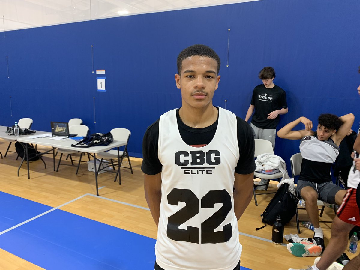 jwherron10's tweet photo. 2023 Yuri Manns continues to show improvements as CBG Wildcats got a win against VA Havoc. 6’3 guard showed confidence off the catch and off the bounce and made shots from multiple levels. Breakout candidate in RVA #VaHoops #TheCBG https://t.co/y7BYtrPATI