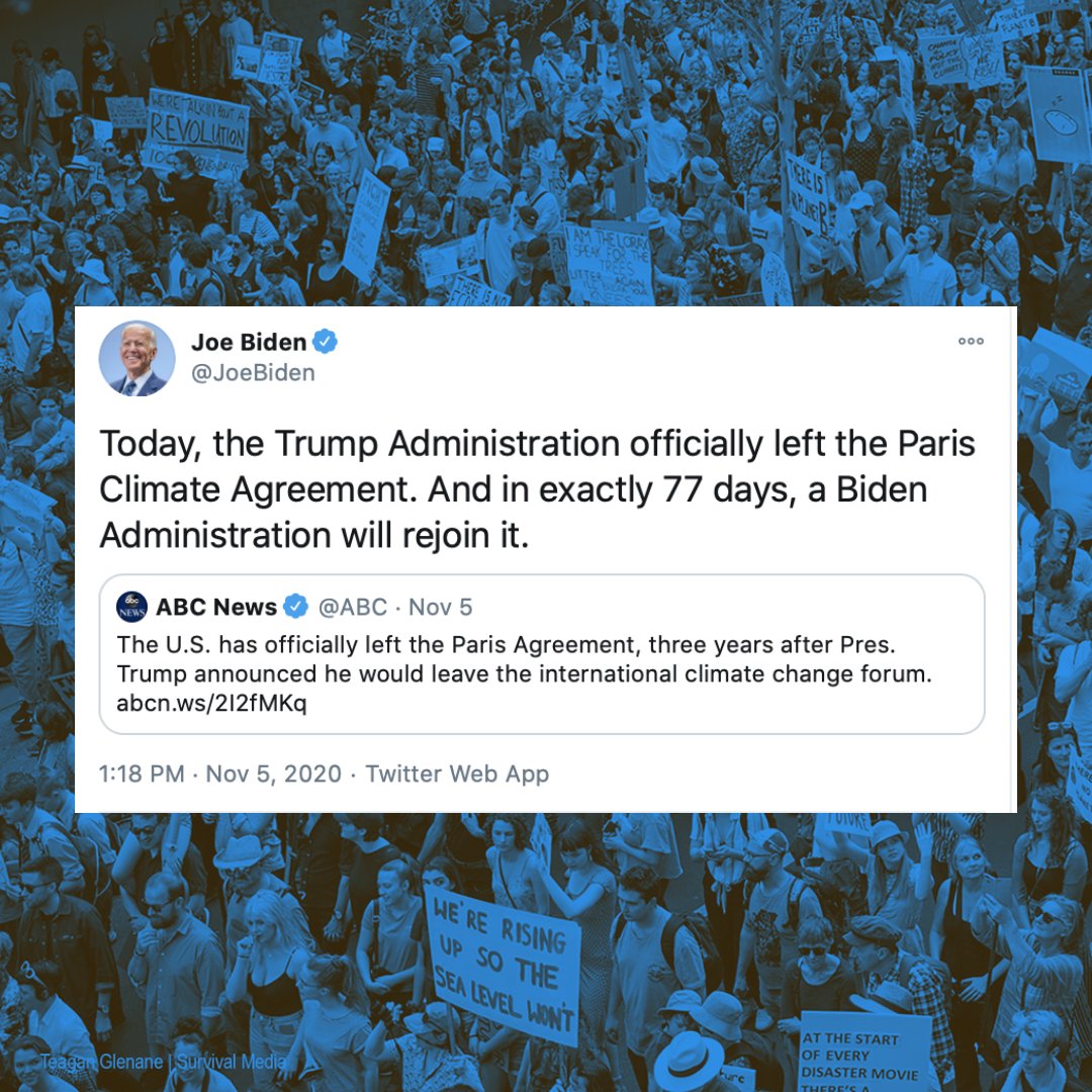 350 Dot Org On Twitter Retweet If You Re Ready For The U S To Rejoin The Paris Agreement