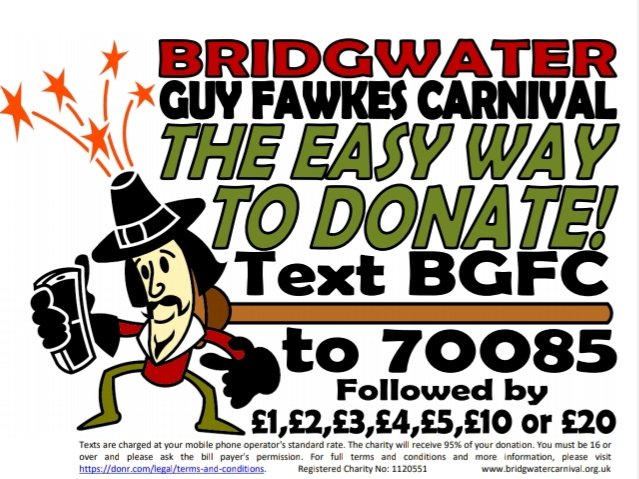 THANK YOU for watching our virtual  #BridgwaterCarnival - we hope you enjoyed our #BestoftheBest show? 

Three things to do:
1. Vote for your favourite entry
2. Donate if you are able
3. Stay safe

We WILL be back! 😀