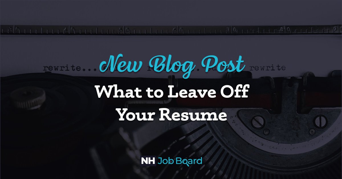 New blog post! What to Leave Off Your Resume
Visit rebrand.ly/exclude.
.
.
#newhampshire #nh #nowhiring #employment #recruiter #jobhunt #employmentnews #jobsearch #resume #career #job #recruitment #jobs #hiring #blog #resumereview