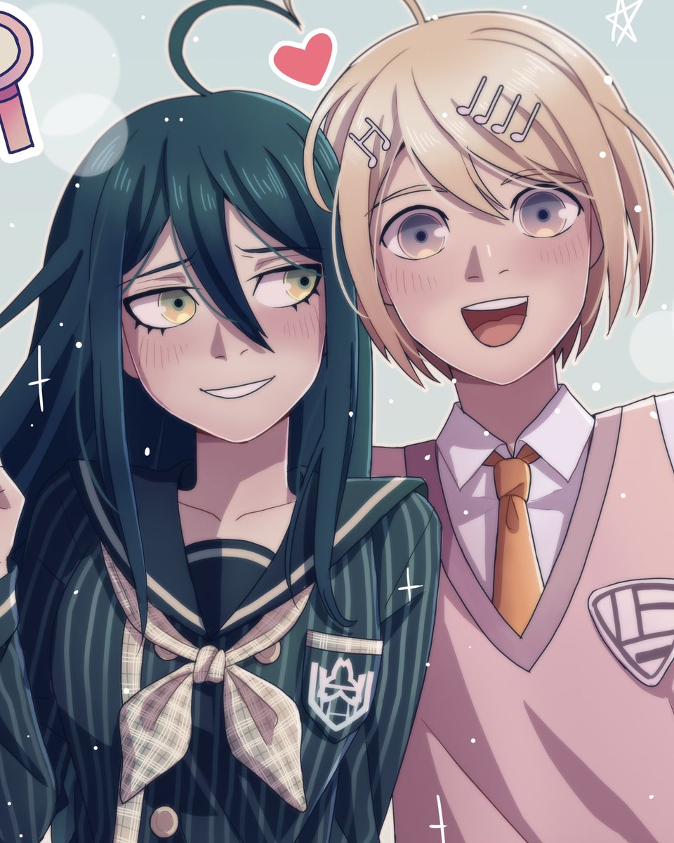 Drew these two to match with the previous genderbend <3