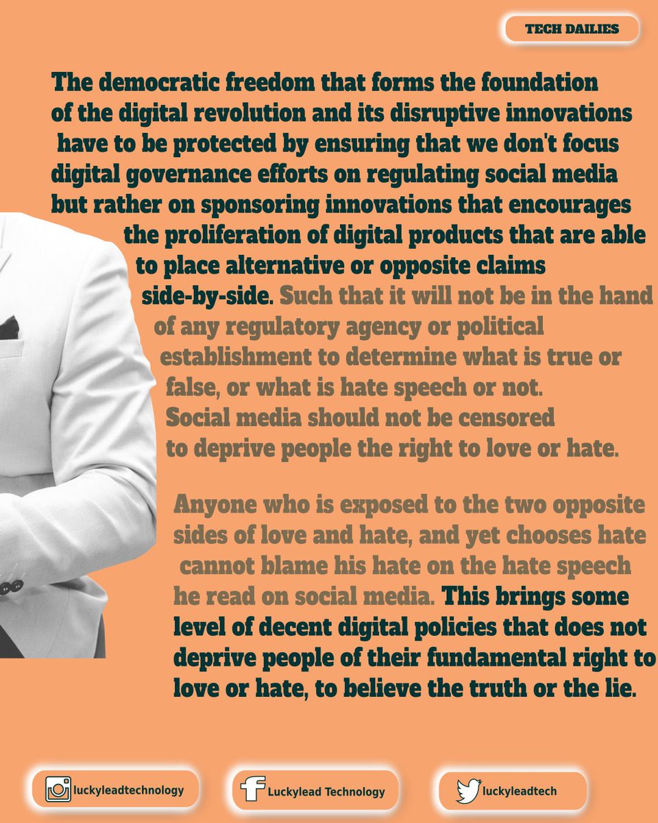 luckyleadtech's tweet photo. The political and business world has to constantly rethink digital governance in order to catch up with the pace of technological advancement. 

#digitalgovernance #digital #governance #corporategovernance #digitaleconomy https://t.co/4geSEz8vsN