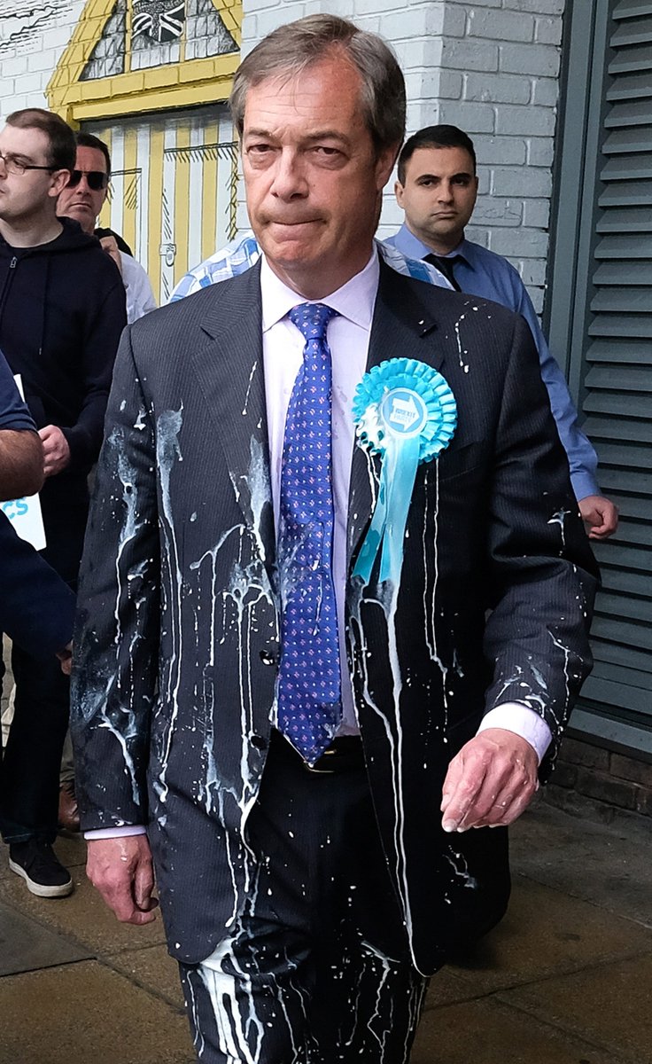 MPrepuce's tweet photo. @Nigel_Farage Nige, relax, have a milkshake. https://t.co/CItkSNwvAK