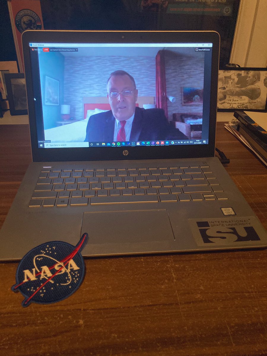 irishspaceblog's tweet photo. “Humans as a species are explorers, and that’s going to continue no matter who’s in charge.” Exciting to hear from @NASA Deputy Administrator @jmorhard on Day 3 of the @SGAC #SpaceGenSummit #SGS20 https://t.co/xEkLfWyBRX