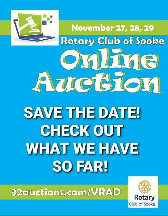 Sooke_Rotary's tweet photo. 🗨️ We're having an on-line auction! 
📌Add the date to your calendar and have a quick snoop to see what we have so far!
https://t.co/dYfYbVT5z4 https://t.co/Ot2wH3SlLe