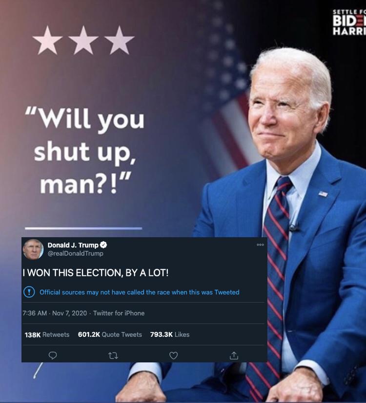 sam_bitious's tweet photo. Hoping for this Xmas miracle #willyoushutupman #BidenHarris2020 #BidenPresident #Biden2020 #ByeDon #YOUREFIRED #ByeByeTrump #ByeTrump https://t.co/cqIS6WZSQH
