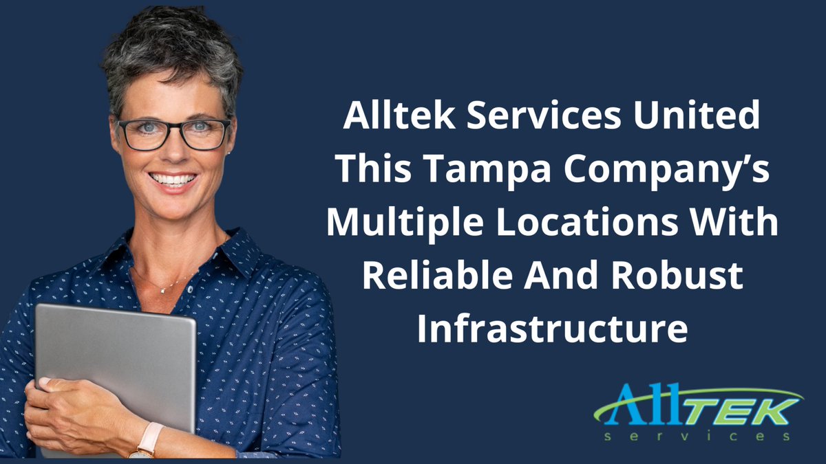 Alltek Services United This Tampa Company’s Multiple Locations With Reliable And Robust Infrastructure: A client in Tampa needed a cloud workspace for their four locations to connect and through and collaborate with — we built them a robust and secure… dlvr.it/RlCYFr