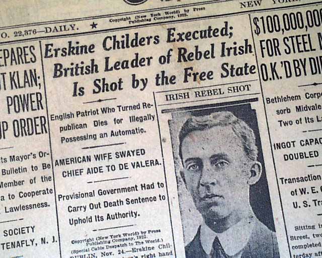 Irish History!!! Before his execution, he shook hands & chatted with his executioners, & even told his son (the future President) to do the same after the execution. His final words were to his executioner…"Take a step or two forward, lads, it will be easier that way." He (7/8)