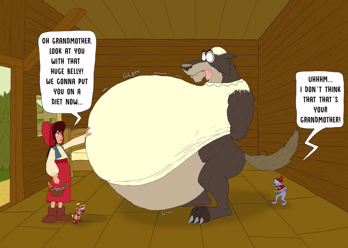 bigbadwolfvore's tweet photo. "Wolfs diet"
Inspired by
@BIGBIG_on_TWIT 's 
"Velma's secret"

#vore #belly #wolfvore #unbirth #simsalagrimm #redridinghood #bigbadwolf https://t.co/W2kI6COZdJ