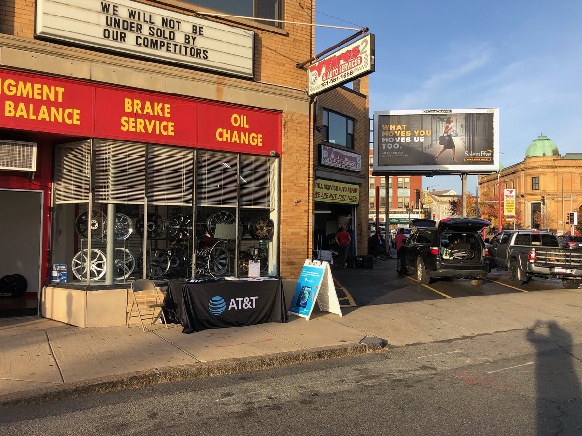 Franklin holding it down for SOS over at V tires in Lynn. Great job securing these events over the last 2 weeks. You been a great help!! <a href="/pnixnix/">Peter Nixon</a> <a href="/LawVulakh/">Lawrence Vulakh</a> <a href="/keroninc/">Keron Incarnato</a>